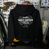 Mens Vintage T-Shirts Saint Harley vintage hooded sweater