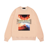Purple Brand Sweatshirt Loose Crew Neck Sweater