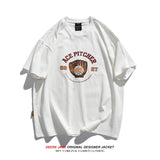 Men T-Shirts Summer Short Sleeve T-shirt Men American Style Loose Half Sleeve
