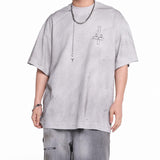 ERD T Shirts Loose Short Sleeve Vintage