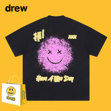 Drew T Shirts Short-Sleeved Clothes T-shirt Anime Smiley