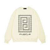 Purple Brand Sweatshirt Loose Crew Neck Sweater