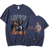 Kendrick Lamar T Shirts Kendrick Lamar Good Kid Double Sided Print T-shirt for Men