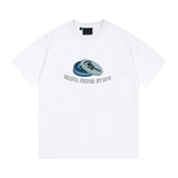 Synaworld T Shirts central cee coin letter print casual loose t-shirt