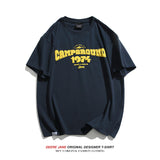 Men's T-Shirts Short-Sleeved T-shirt Men's Summer Pure Cotton Half-Sleeved Loose Casual