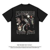 Nba T Shirt Clarkson Piston Basketball Printed Short Sleeve T-shirt Retro Washed