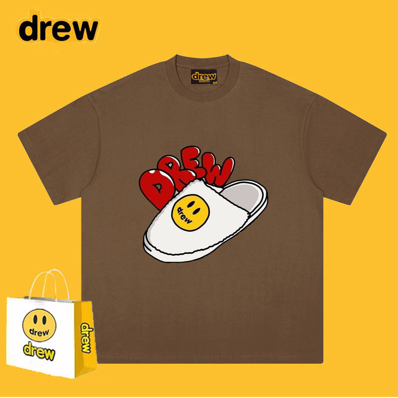Drew T Shirts Graffiti Fashion Brand Printing T-shirt