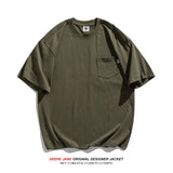 Men T-Shirts Summer Short Sleeve T-shirt Men Loose Retro Half Sleeve