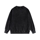 Purple Brand Distressed Sweatshirt Retro Vintage Crew Neck Sweater
