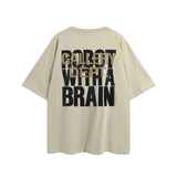 Gallery Dept T Shirts Summer Short Sleeve T-shirt Gallery Dept Washed and Worn Men and Women Loose