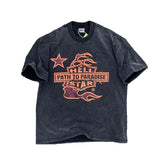 Mens Vintage T-Shirts SAINT MICHAEL CHO Harley Vintage Short Sleeve