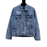 Drew House Jacket Ripped Embroidered Denim Jacket