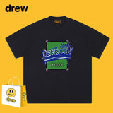 Drew T Shirts Short Sleeve T-shirt Smiley Face Short Sleeve