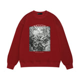 Purple Brand Sweatshirt Loose Crew Neck Sweater