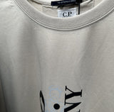 Cp Company T Shirts Summer Crew Neck Loose Short Sleeves