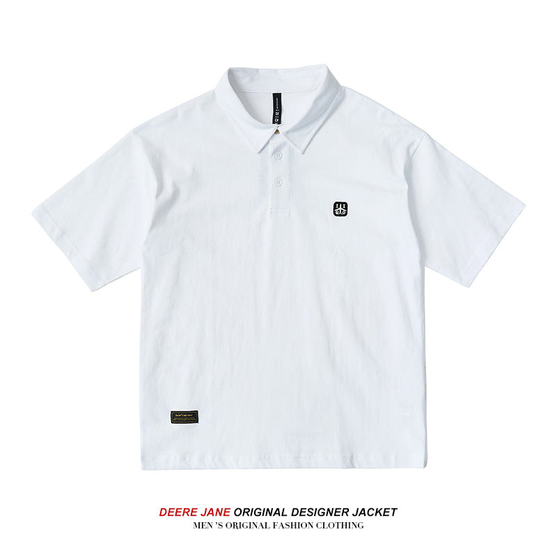 Men T-shirt Summer Cotton Short Sleeve Loose All-Match Casual