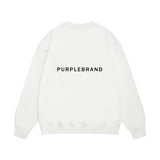 Purple Brand Sweatshirt Loose Crew Neck Sweater