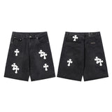 CHH Chrome Hearts Jeans Unisex Casual Loose Jeans