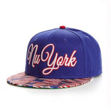 Trendy flat brimmed hat new yorkletter spring summer sunshade