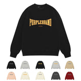 Purple Brand Sweatshirt Loose Crew Neck Sweater