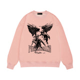 Purple Brand Sweatshirt Loose Crew Neck Sweater