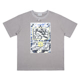 C.e t shirts creative geometric pattern round neck short sleeve men and women