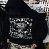 Mens Vintage T-Shirts Saint Harley vintage hooded sweater
