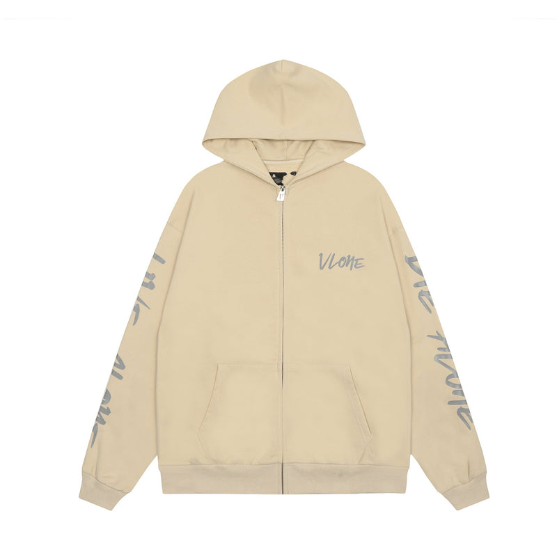 Vlone Hoodie Autumn and Winter Signature Big V Letter