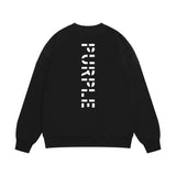 Purple Brand Sweatshirt Loose Crew Neck Sweater