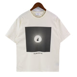 Rhude T Shirt Alphabet Slogan Printed Short Sleeve T-Shirt
