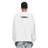 Purple Brand Long Sleeve T-Shirt Fashion Loose Long Sleeve Top