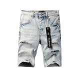 Purple Brand Denim Shorts High Street Blue