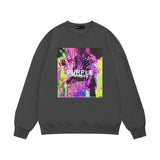 Purple Brand Sweatshirt Loose Crew Neck Sweater