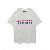 Trapstar T Shirts Trapstar Casual Letter Towel Embroidery Short Sleeve
