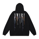 Amiri Hoodie AMI Letter logo print hooded sweater for men and women