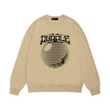 Purple Brand Sweatshirt Loose Crew Neck Sweater