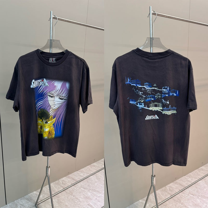 Men Vintage T-Shirts "Seint Seiya" Saint Michael Tee