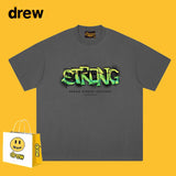 Drew T Shirts Smiley T-shirt Graffiti Printing