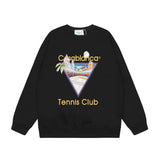 Casablanca Sweatshirts Crew neck sweater autumn and winter print men and women