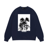 Purple Brand Sweatshirt Loose Crew Neck Sweater