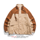 Men Jacket Spring Multicolor Jacket Men's Loose All-Match Casual