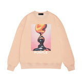 Purple Brand Sweatshirt Loose Crew Neck Sweater