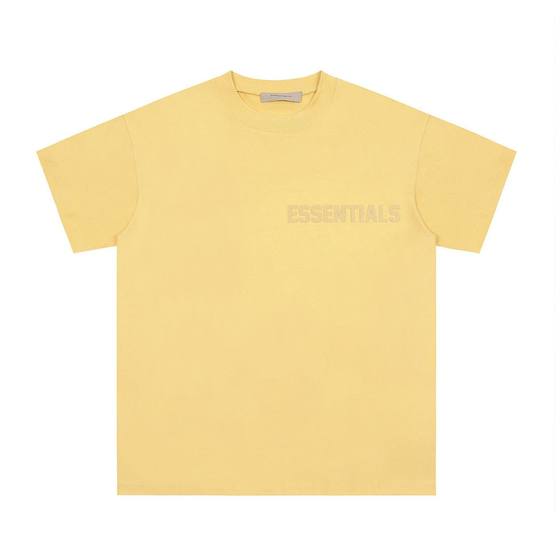 Fog Essentials T Shirts Spring Summer FOG Letters Crew Neck Pullover Short