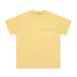 Fog Essentials T Shirts Spring Summer FOG Letters Crew Neck Pullover Short
