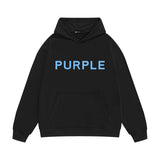 Purple Brand Hoodie Fashion Loose Hooded Sweater