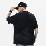 ERD T Shirts Melancholy Boy Gothic Printed Short Sleeve T-shirt Men and Women