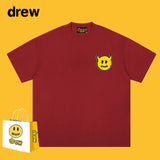 Drew T Shirts Short Sleeve Cola Loose round Neck