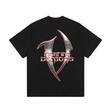 Vlone T Shirts Summer Personalized Printed T-shirt European and American Couple