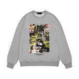 Purple Brand Sweatshirt Loose Crew Neck Sweater