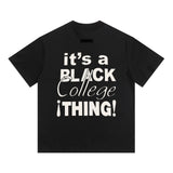 Fog Essentials T Shirts Spring/Summer FOG Letter Print Crew Neck Short Sleeves